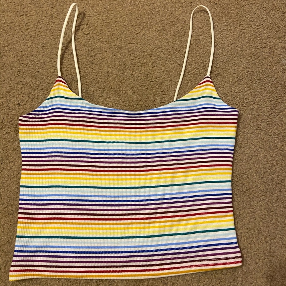 Pacsun Rainbow Striped Tank